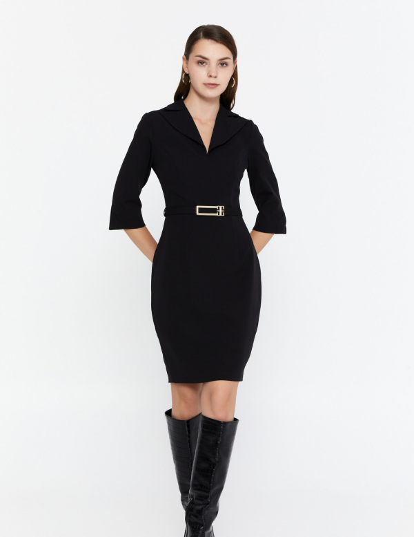 Mini black dress