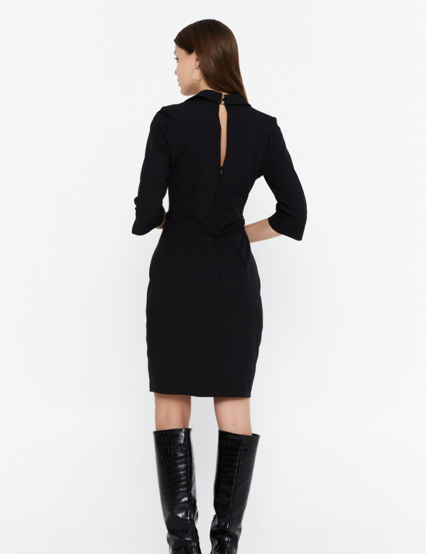 Mini black dress - Image 3
