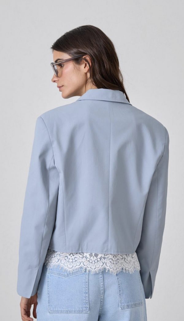 Lace Detailed Long Sleeve Jacket - Image 3
