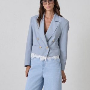 Lace Detailed Long Sleeve Jacket