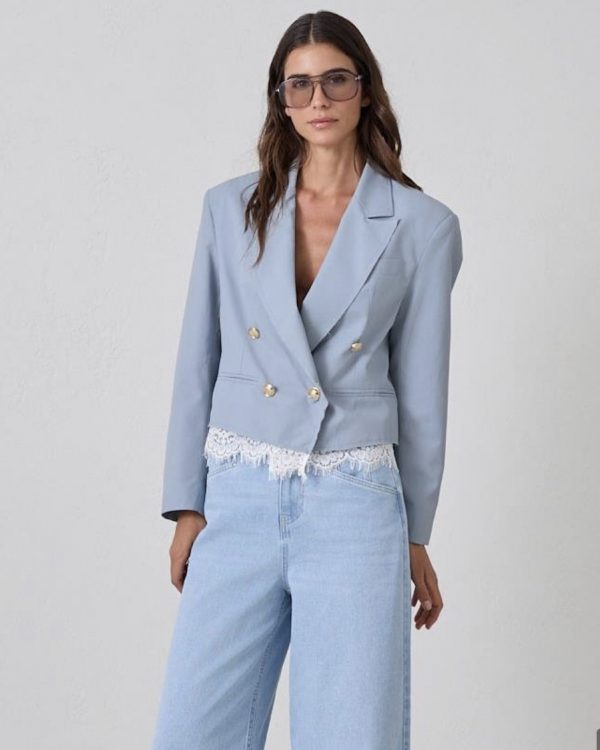 Lace Detailed Long Sleeve Jacket