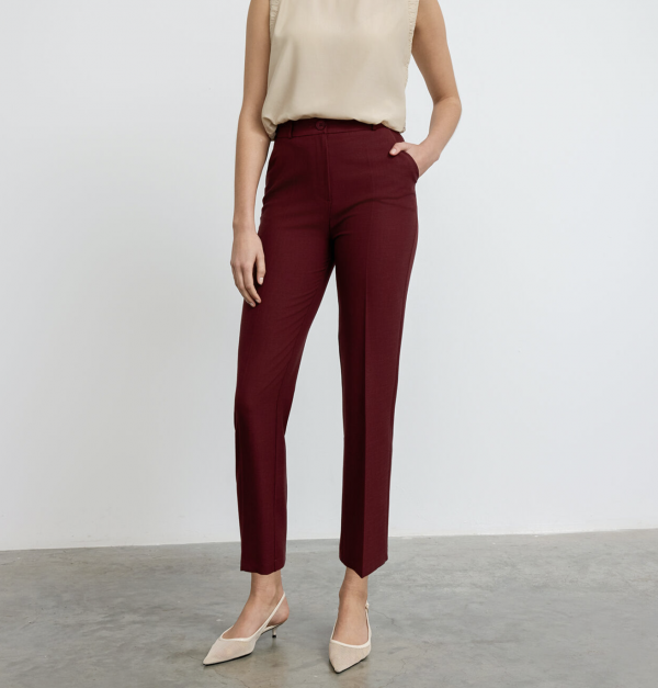 High waist trousers