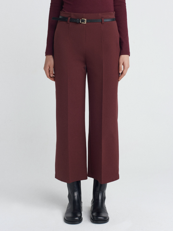 Belted Culotte Trousers - Image 4