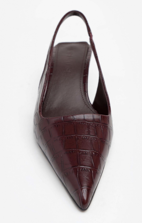Bordo Leather - Low Heels - Image 6