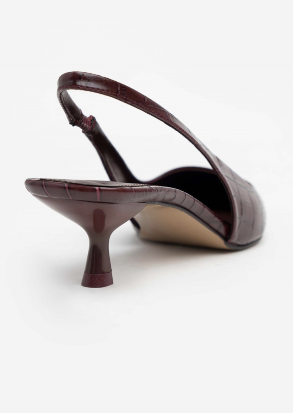 Bordo Leather - Low Heels - Image 5