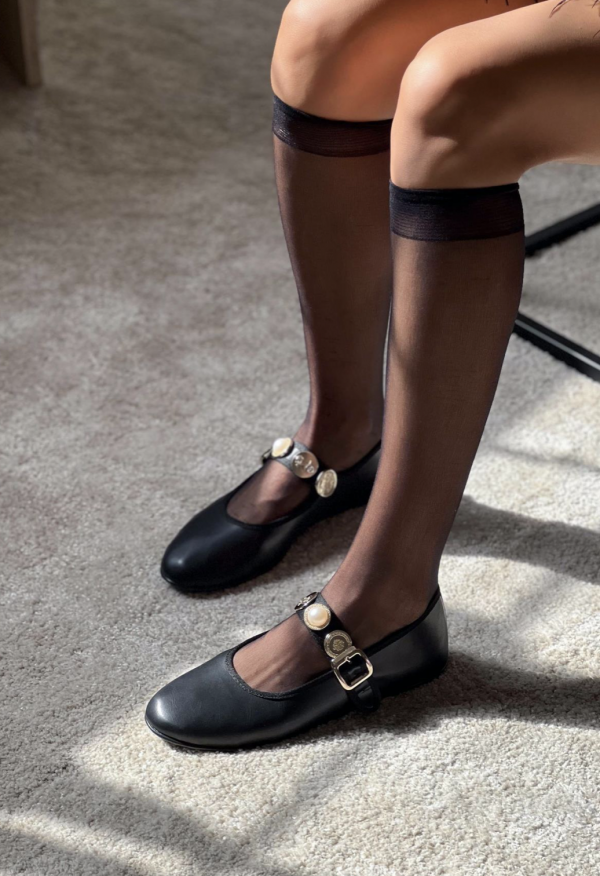 Ballerina - Black Leather - Image 9