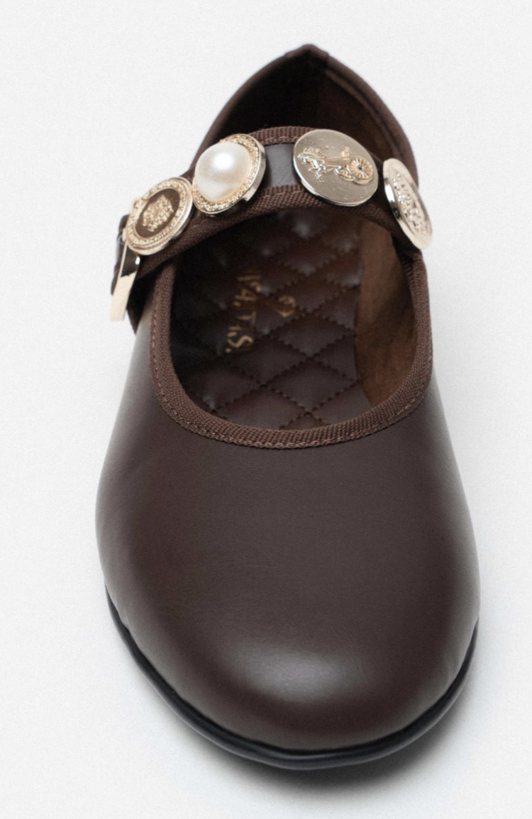 Ballerina - Dark Brown Leather - Image 3
