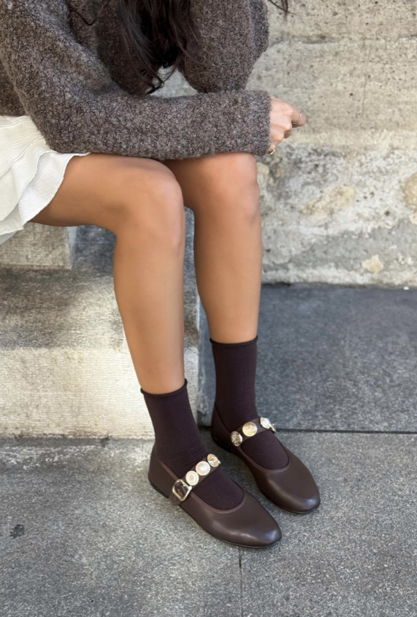 Ballerina - Dark Brown Leather - Image 9
